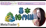 【取説】MT4・MT5の基本動作をナンシーちゃんが解説した動画です。