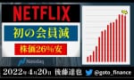 NETFLIX初の会員減 さて株価はどうなる！？